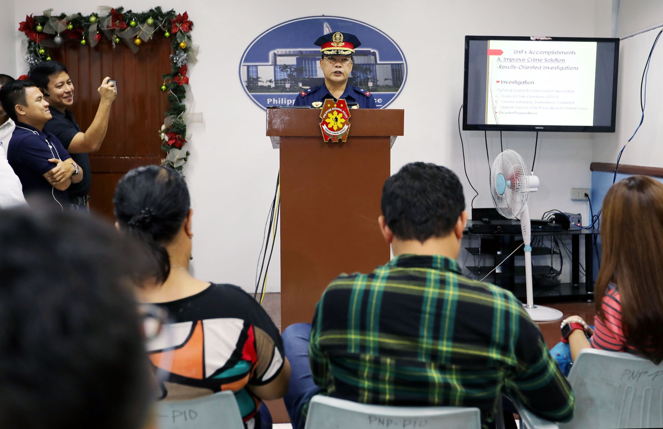 PNP Crime Lab chief press briefing