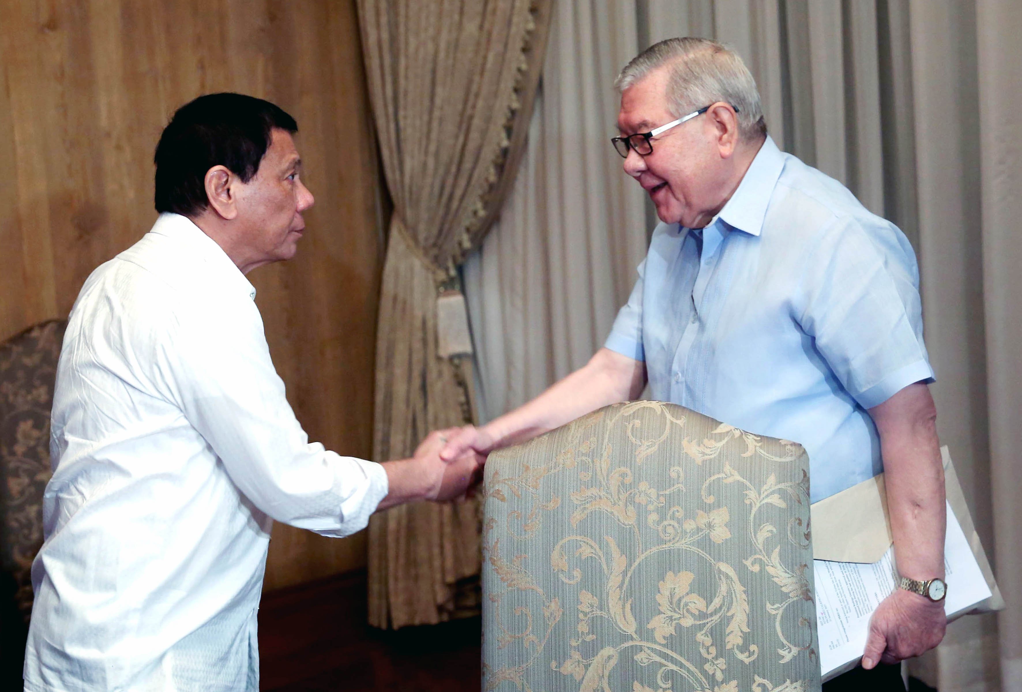 Pres. Duterte meets with QC Rep. Belmonte