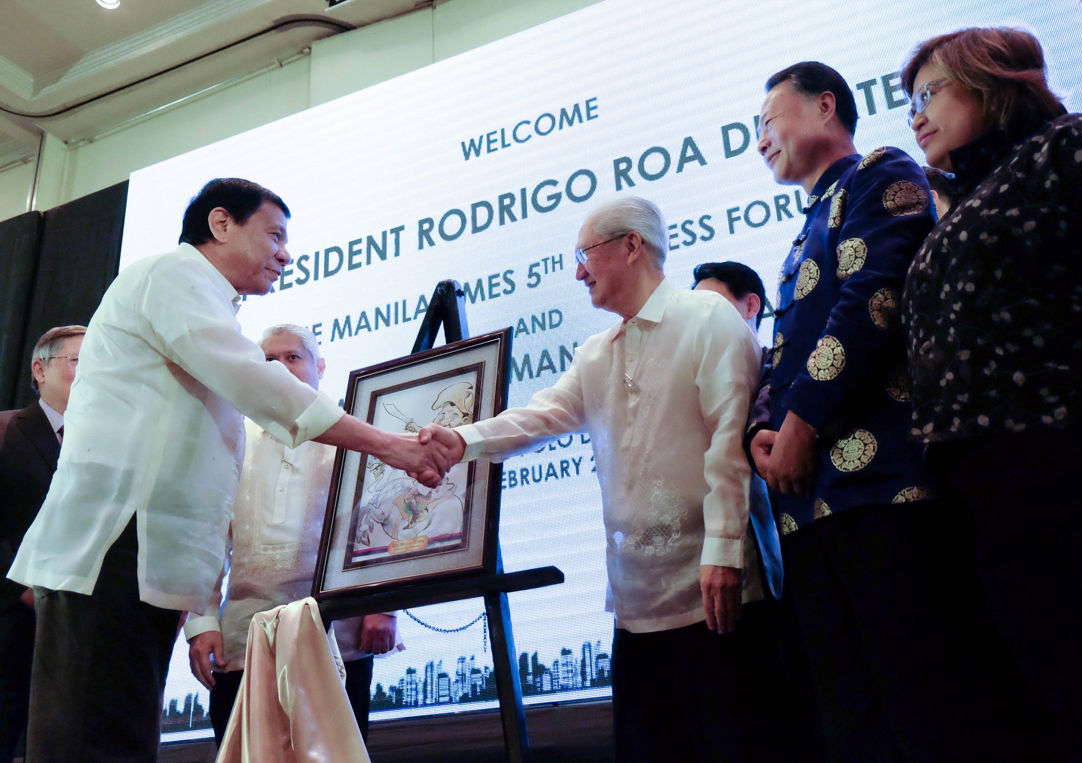 Pres. Duterte accepts Manila Times 'Man of the Year’ award