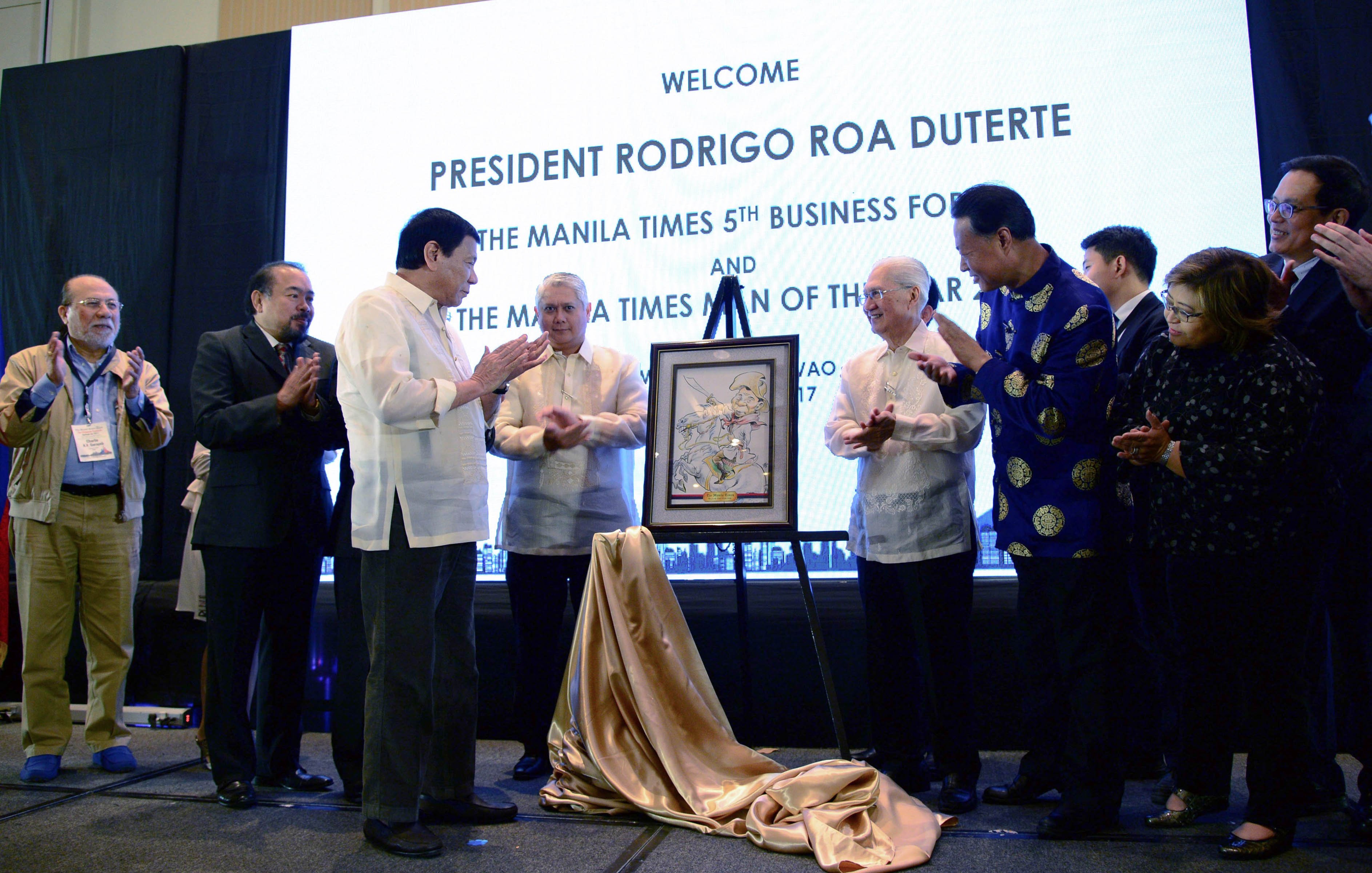 Pres. Duterte is Manila Times 'Man of the Year'