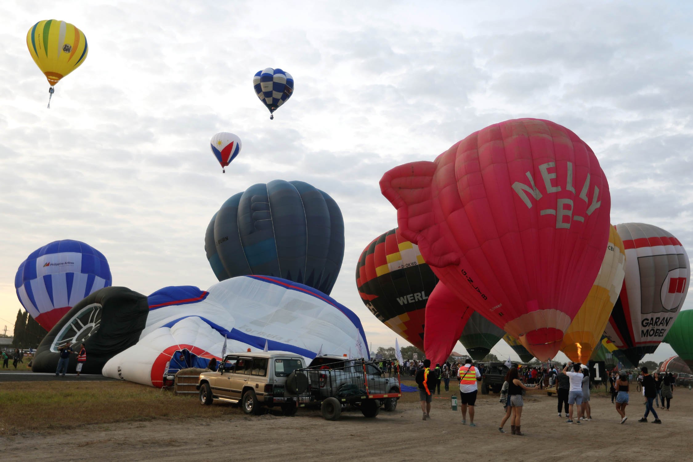 Hot air balloon fiesta in Pampanga
