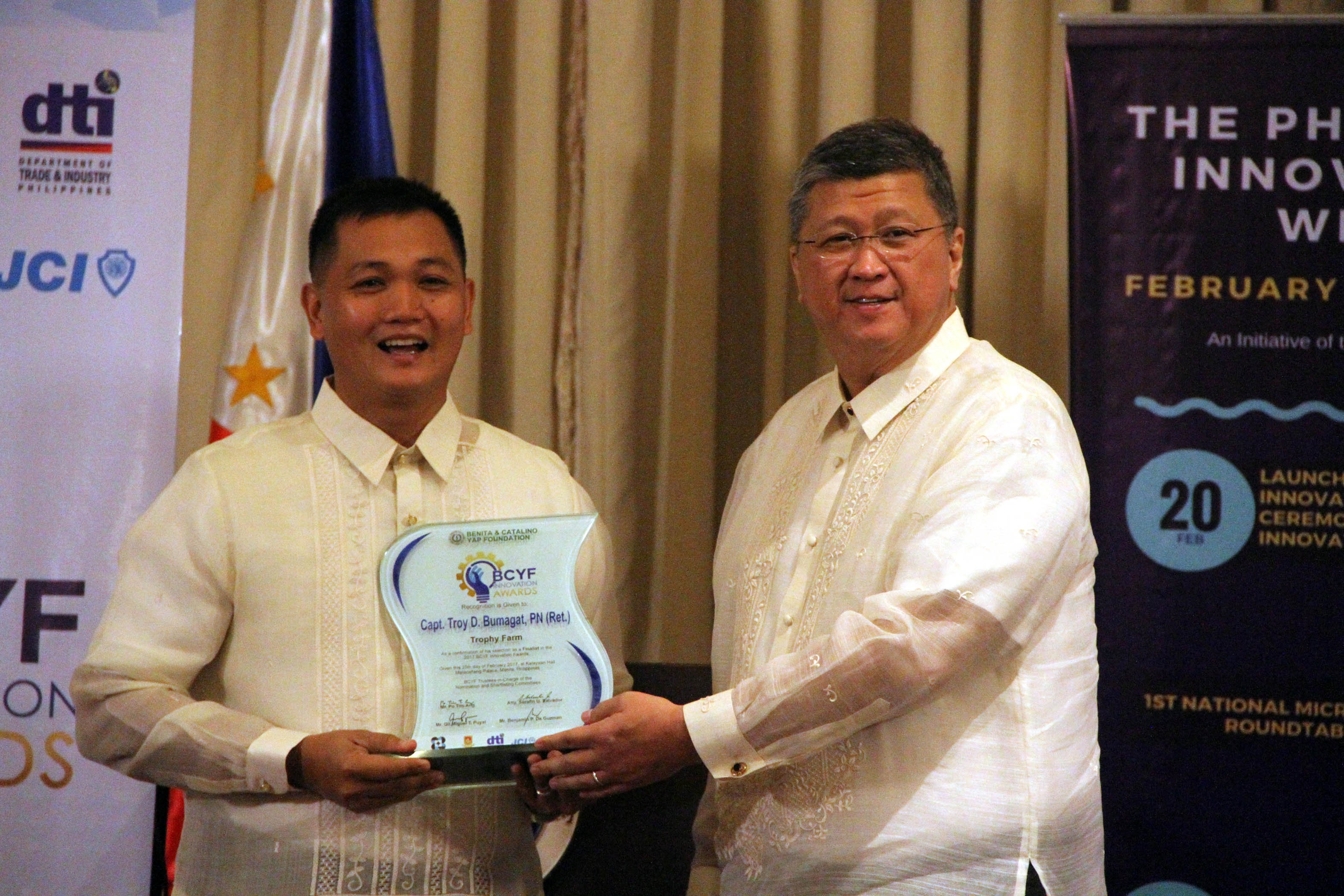 BCYF innovation awardees feted in Malacanang