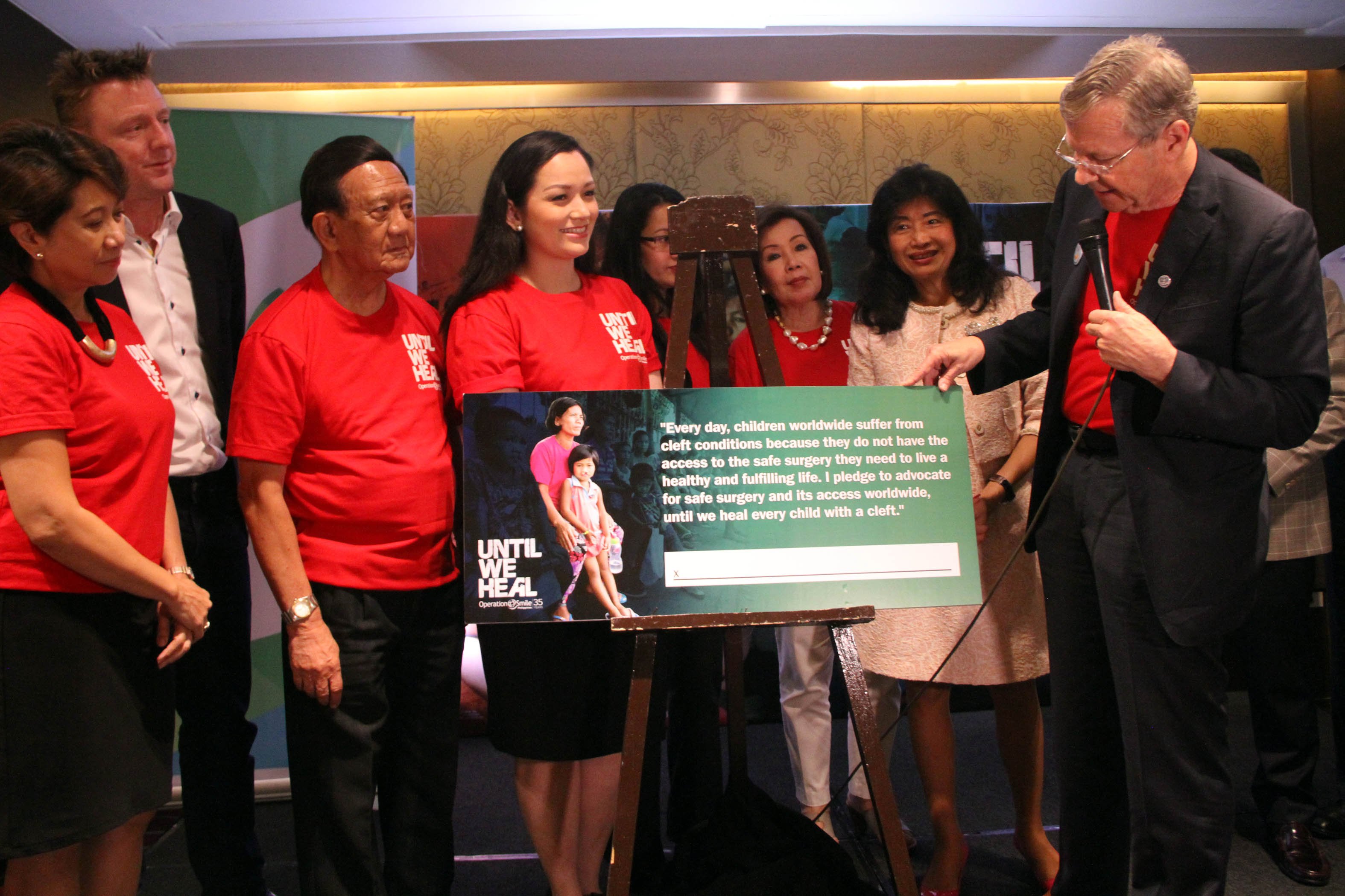 Operation Smile Philippines is 1st to sign 'Until We Heal' pledge