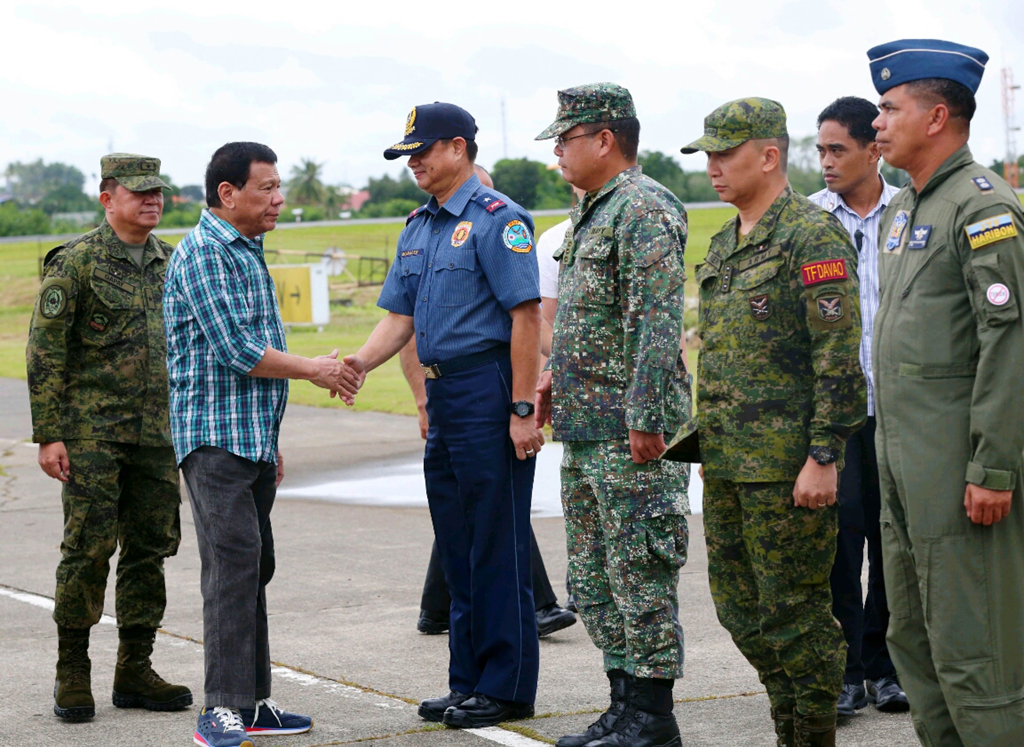 Pres. Duterte arrives in TOG-11 in Davao City