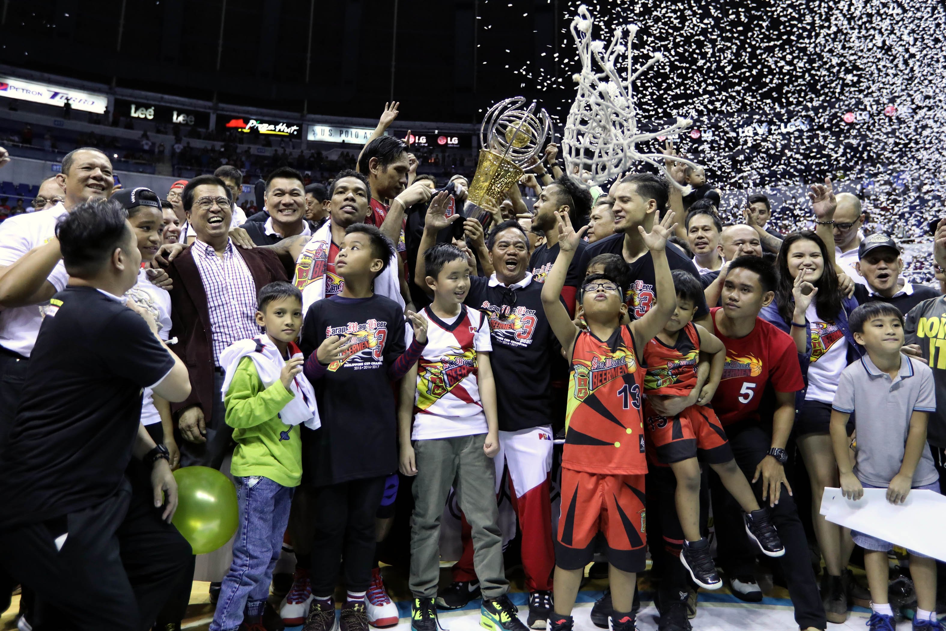 SAn Miguel wins third straight All Filipino title
