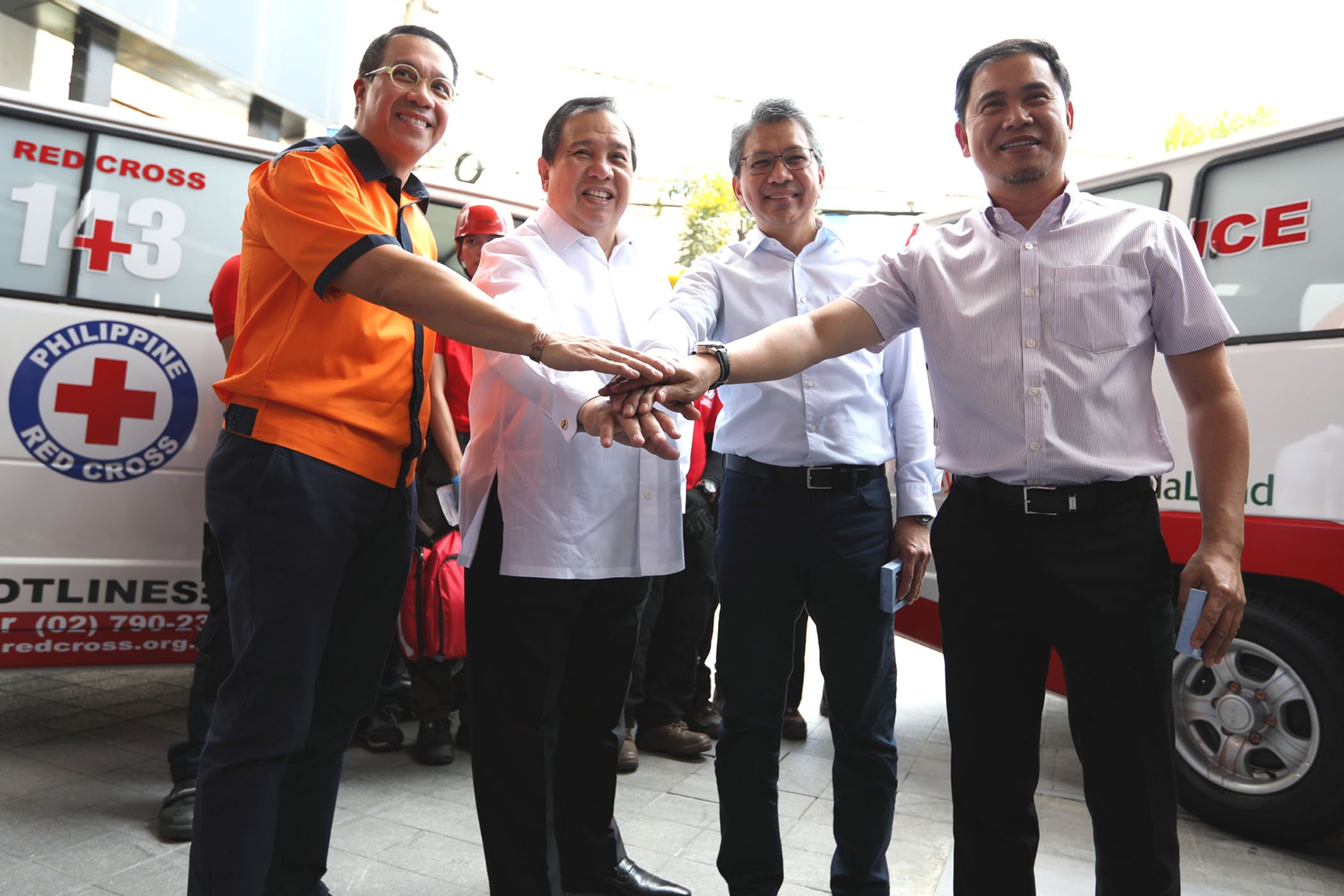 Philippine Red Cross receives two new ambulances