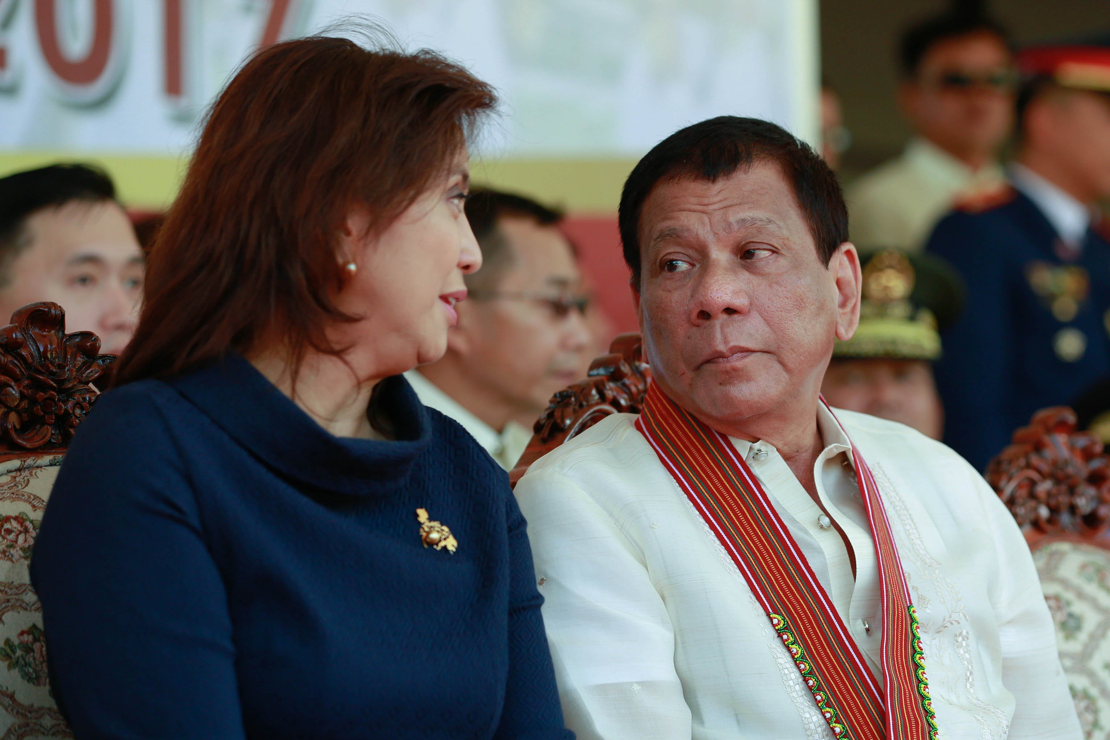 Pres. Duterte, VP Robredo grace PNPA graduation rites