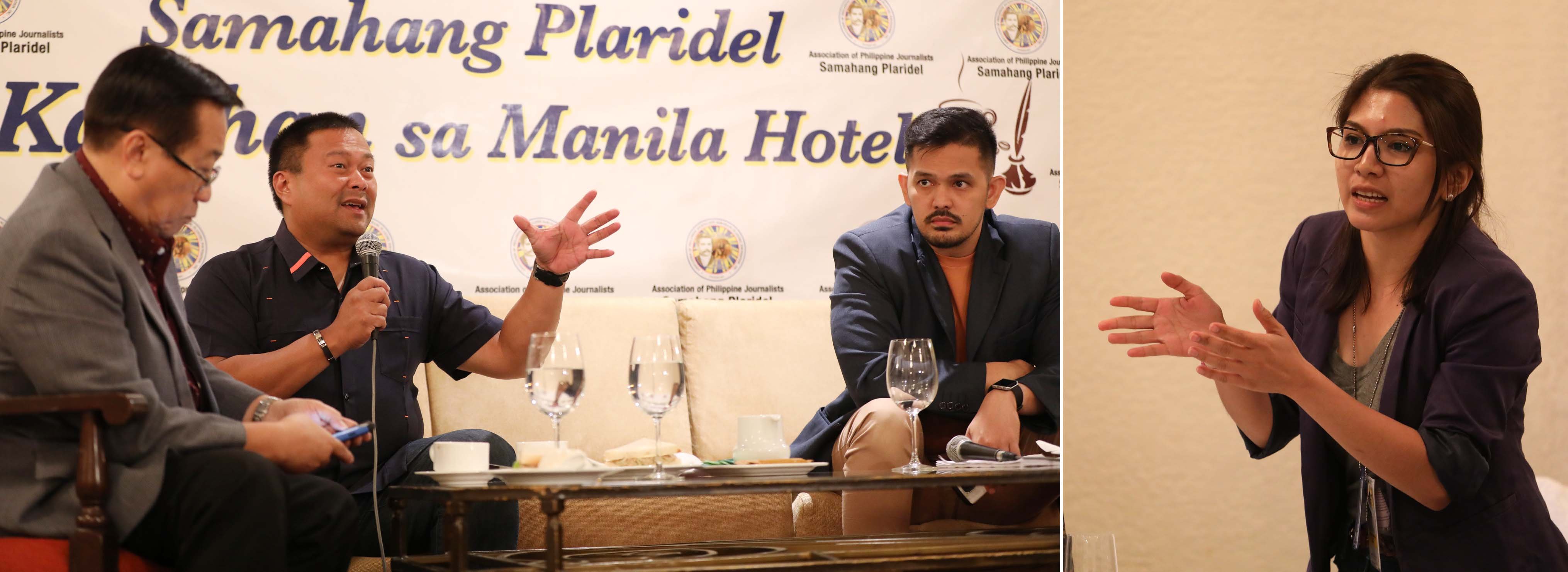 Sen. JV Ejercito attends Weekly Forum 'Samahang Plaridel Kapihan sa Manila Hotel'