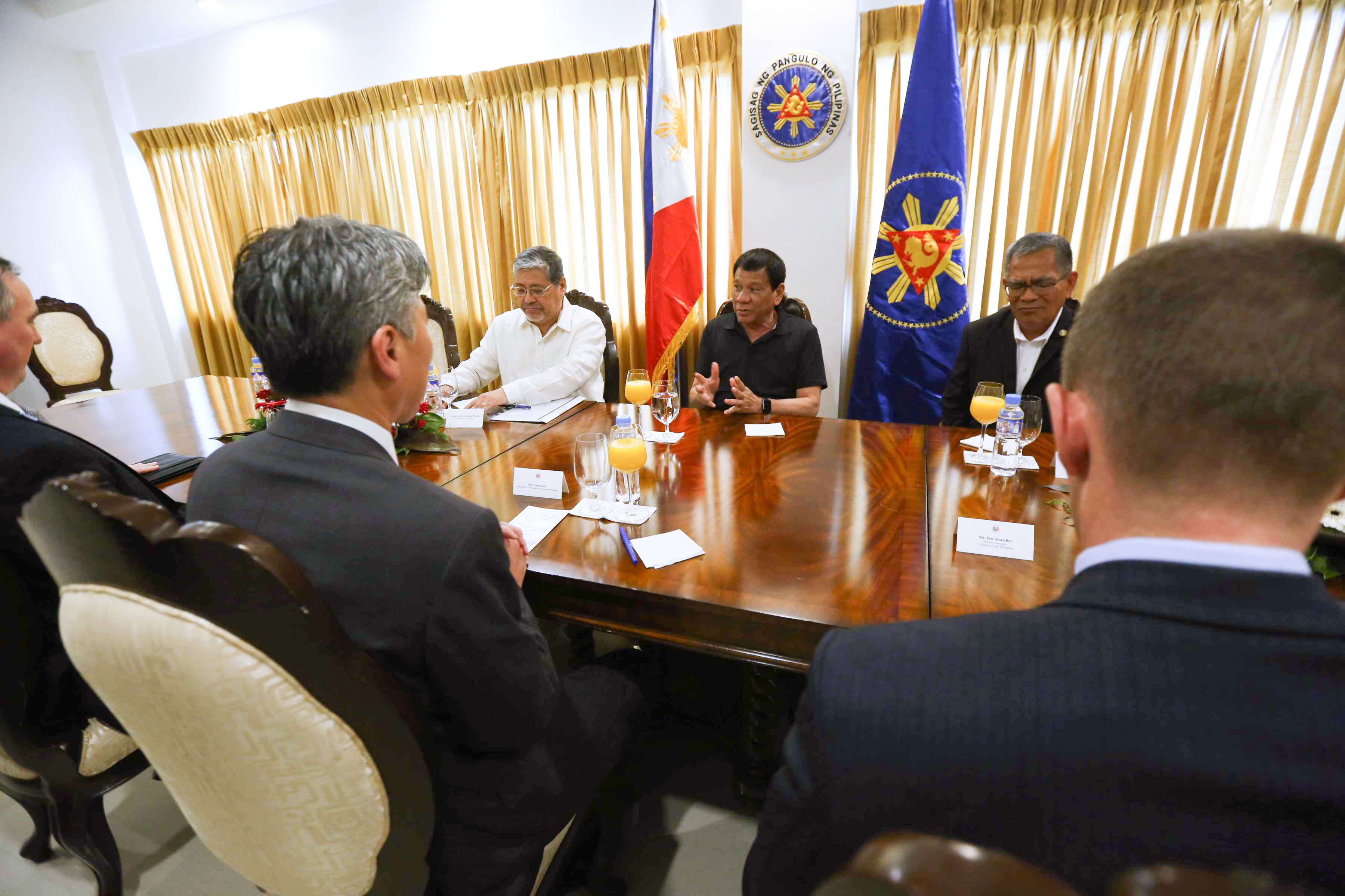 Pres. Duterte, US Ambassador hold meeting in Davao City