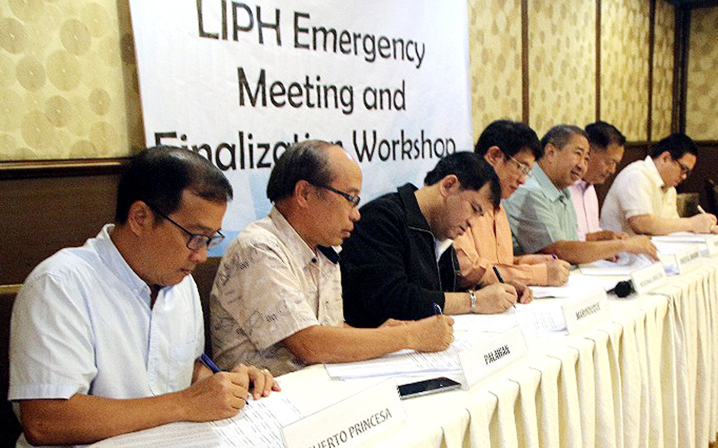 DOH and LGU's signs local investment plan for health for MIMAROPA