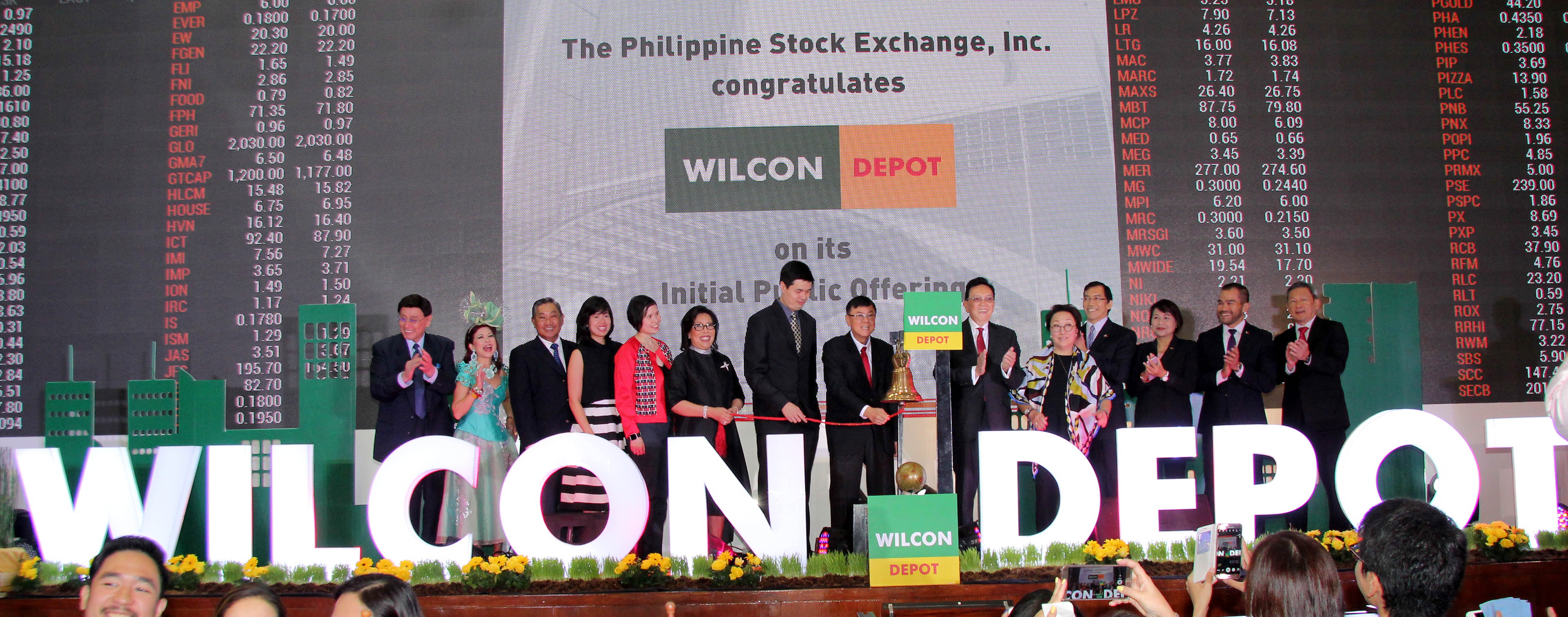 Wilcon Depot's IPO at Philippine Stock Exchange
