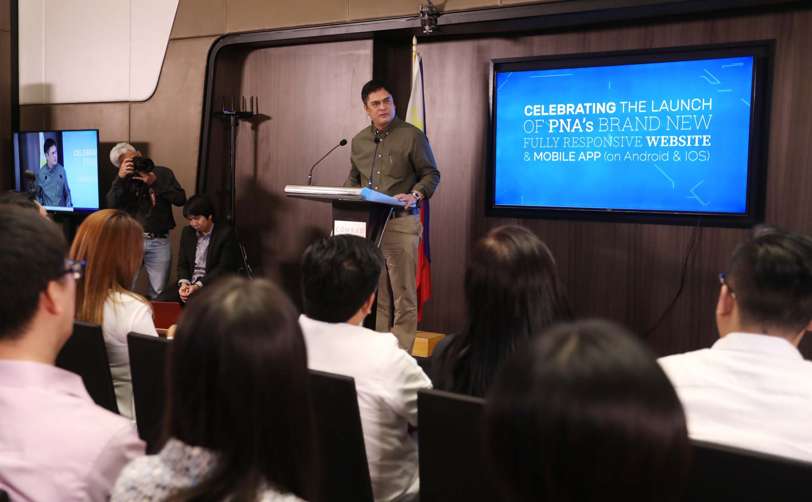 Secretary Andanar launches new PNA website and mobile app