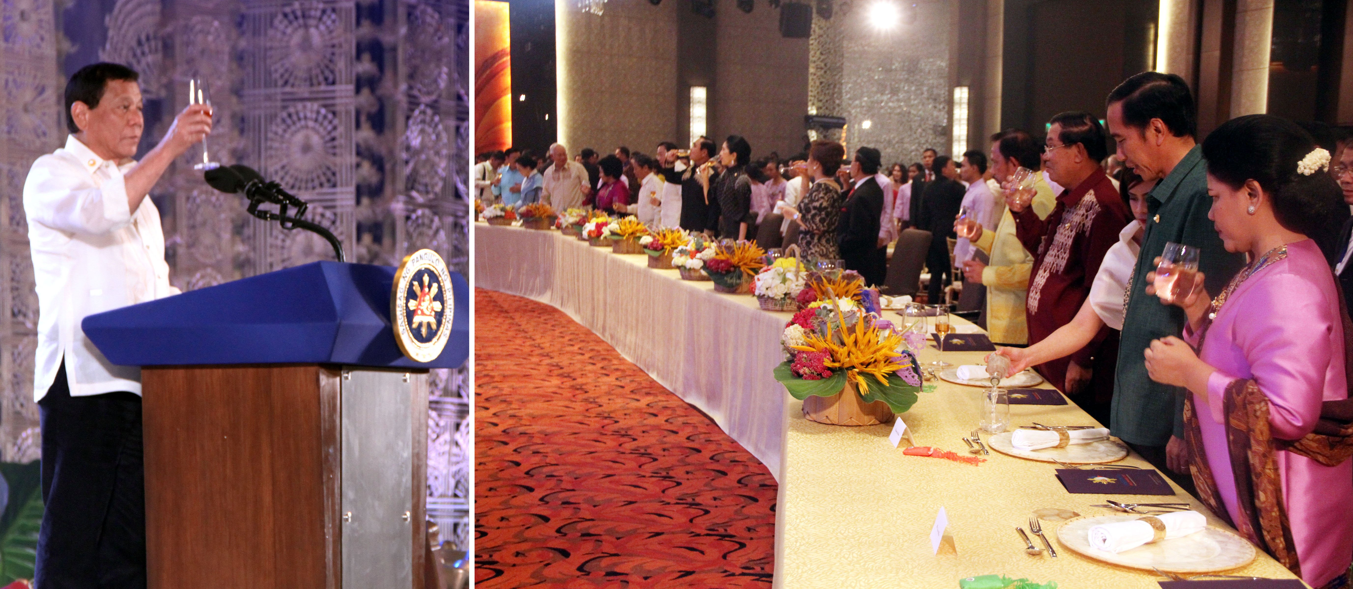 President Rodrigo Roa Duterte leads ASEAN Summit gala dinner