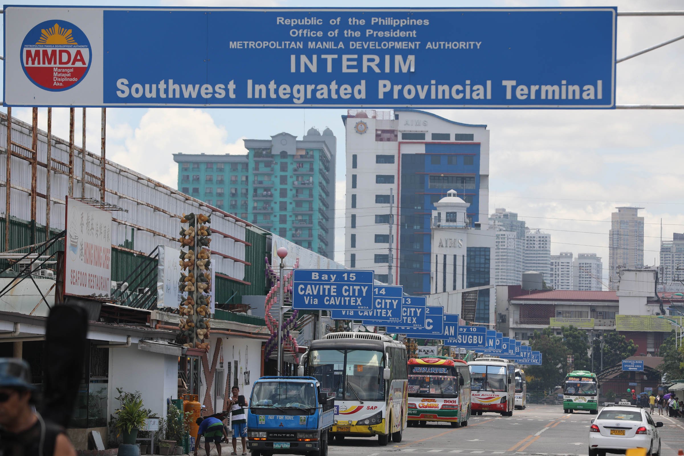 South terminal for provincial buses near DFA now operational