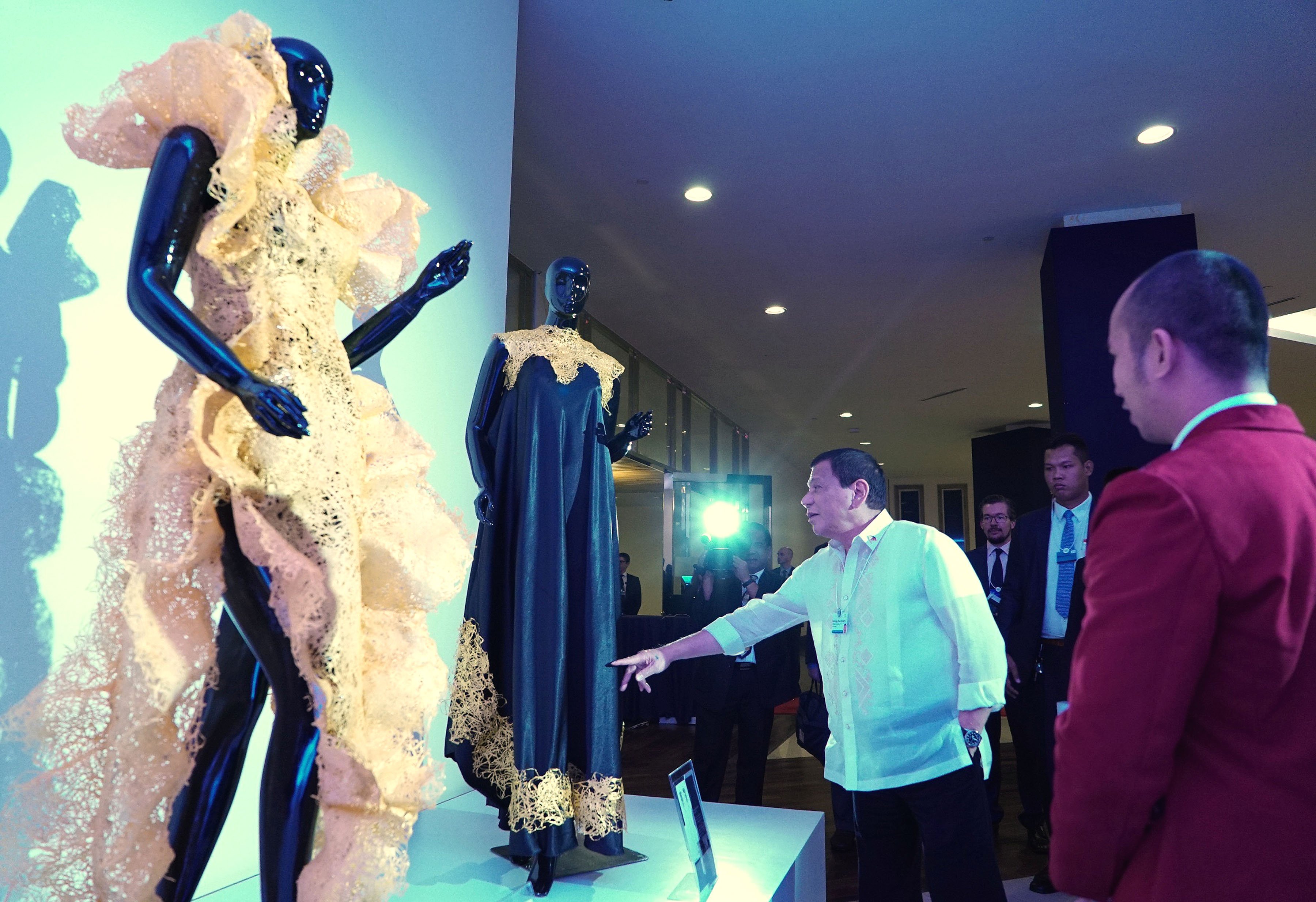 Pres. Duterte meets with Cebu City-based designer Francis Sollano