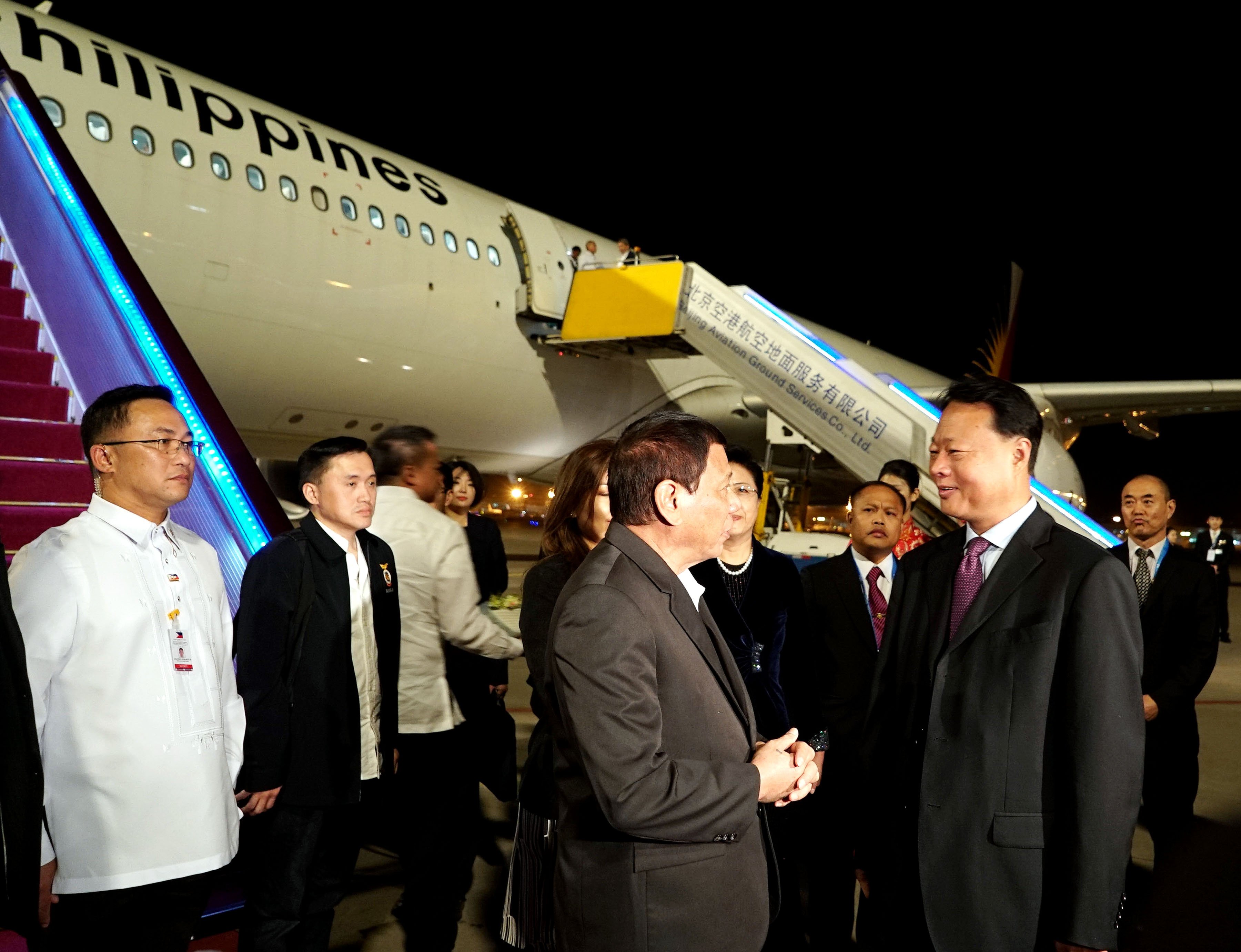 PRRD arrives in Beijing, China
