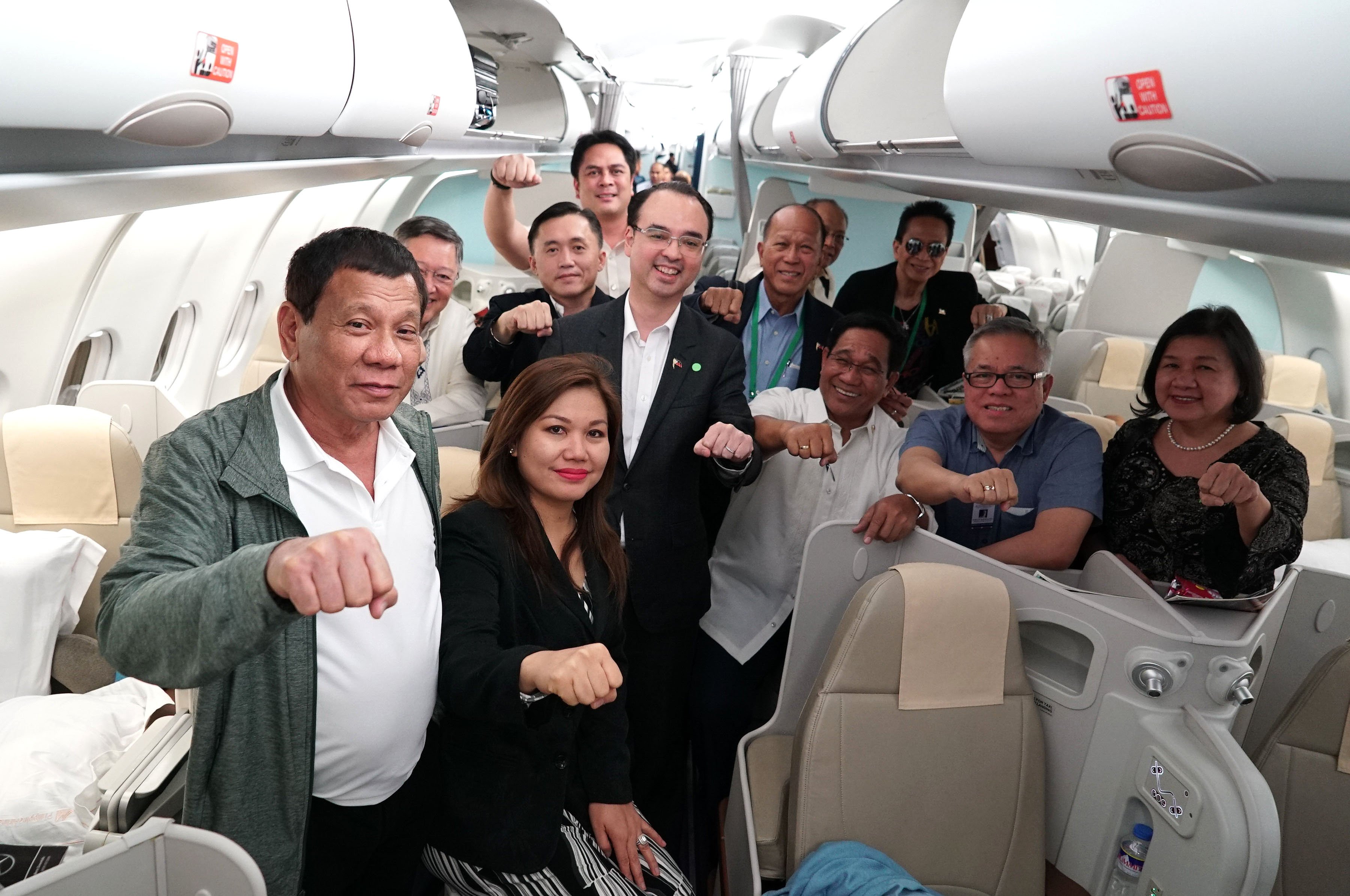 PRRD arrives in China for Belt and Road forum