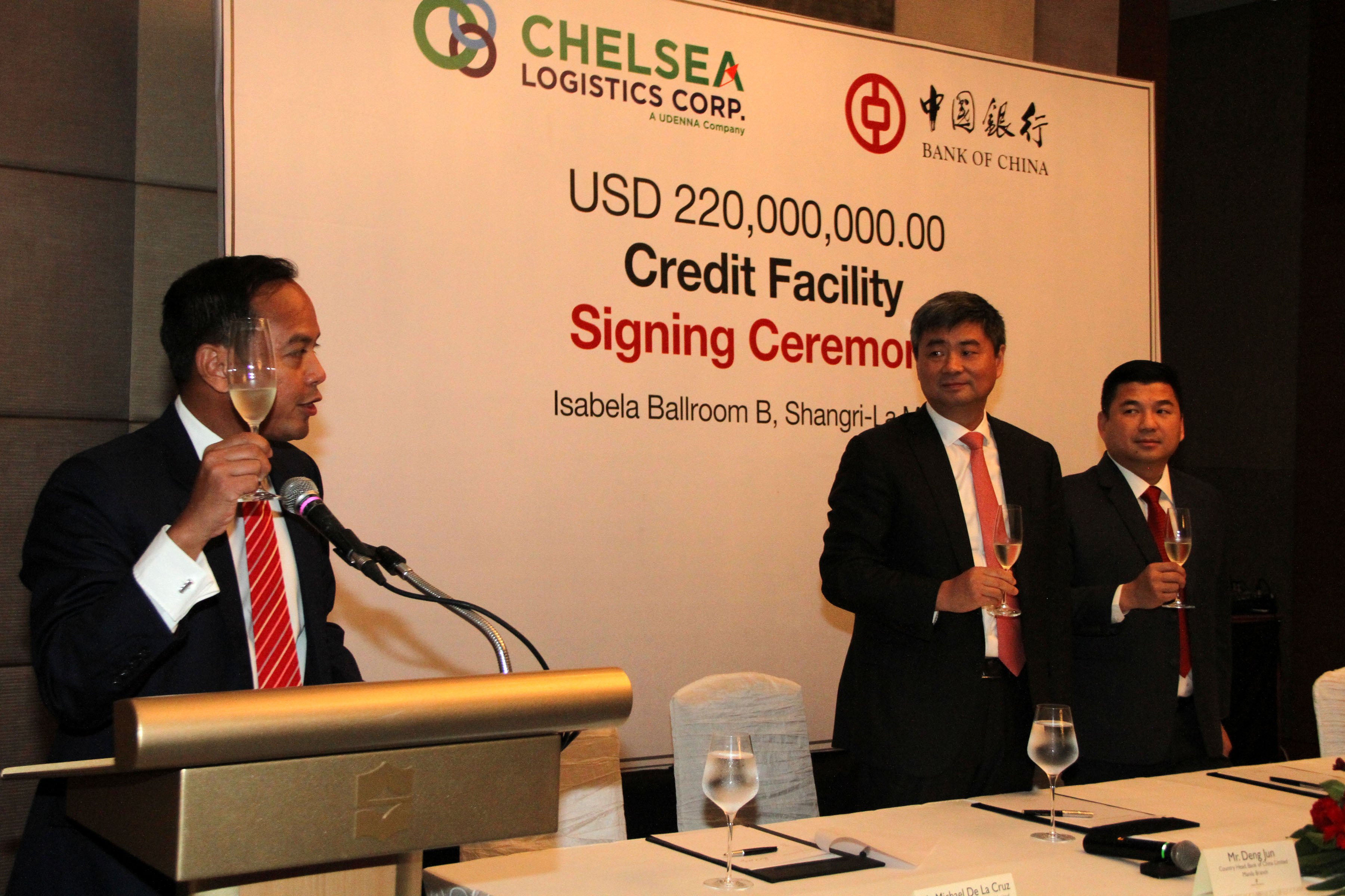 USD 220M Bank of China bridge loan for PHL transport and logistics industry