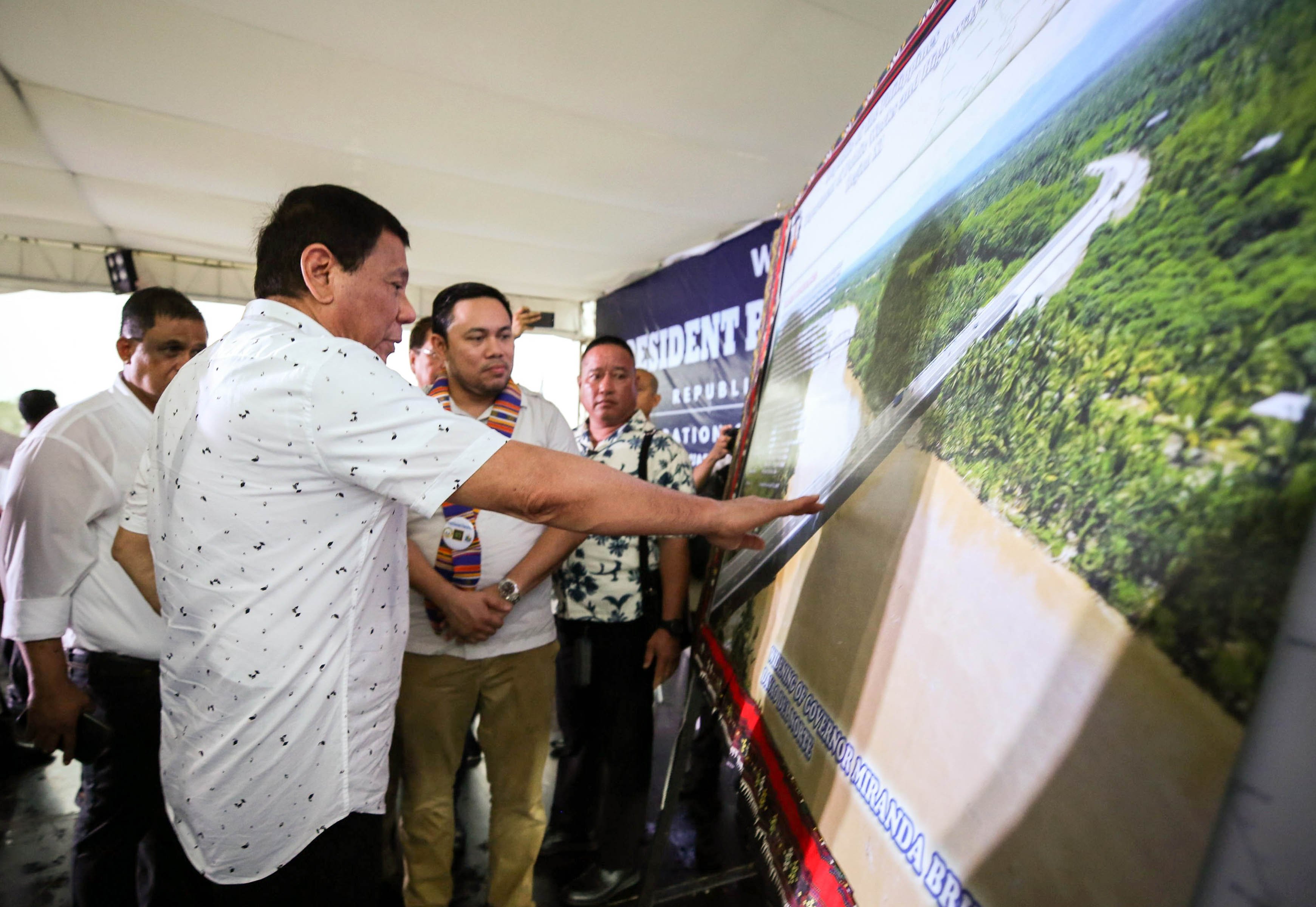 PRRD inaugurates Miranda Bridge II in Davao del Norte