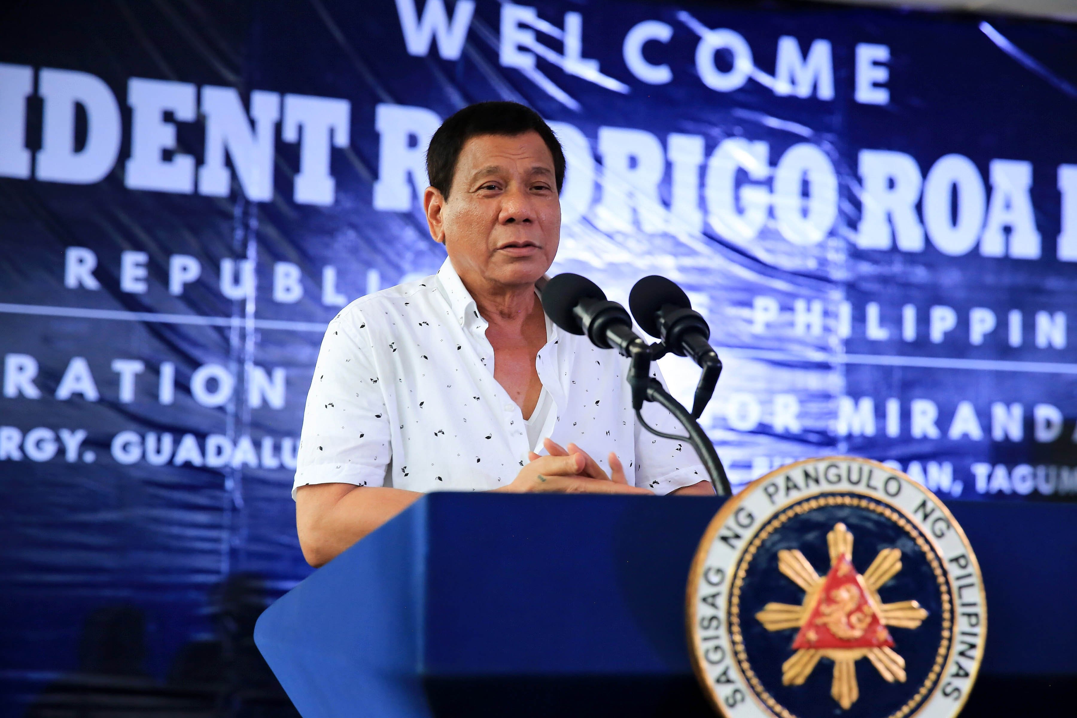 President Duterte inaugurates Miranda Bridge II in Davao del Norte