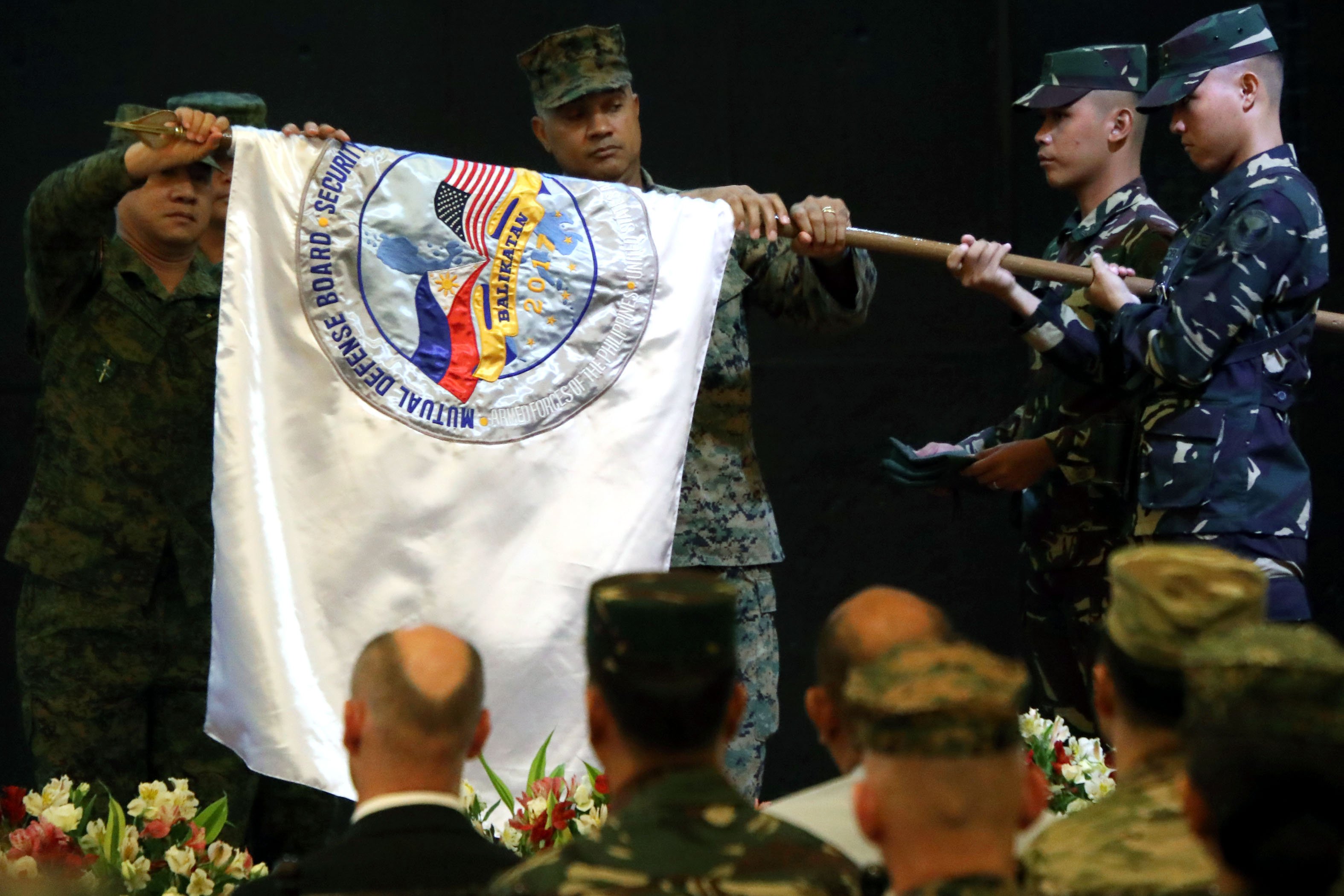 Furling of Balikatan Flag at Camp Aguinaldo