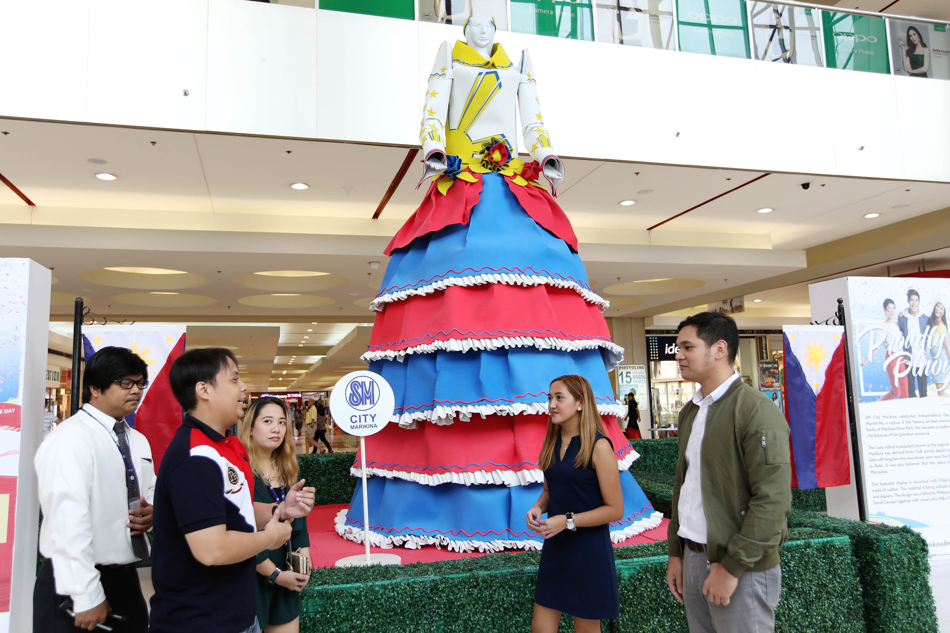 Preparation for the 119th Philippine Independence Day at SM City Marikina