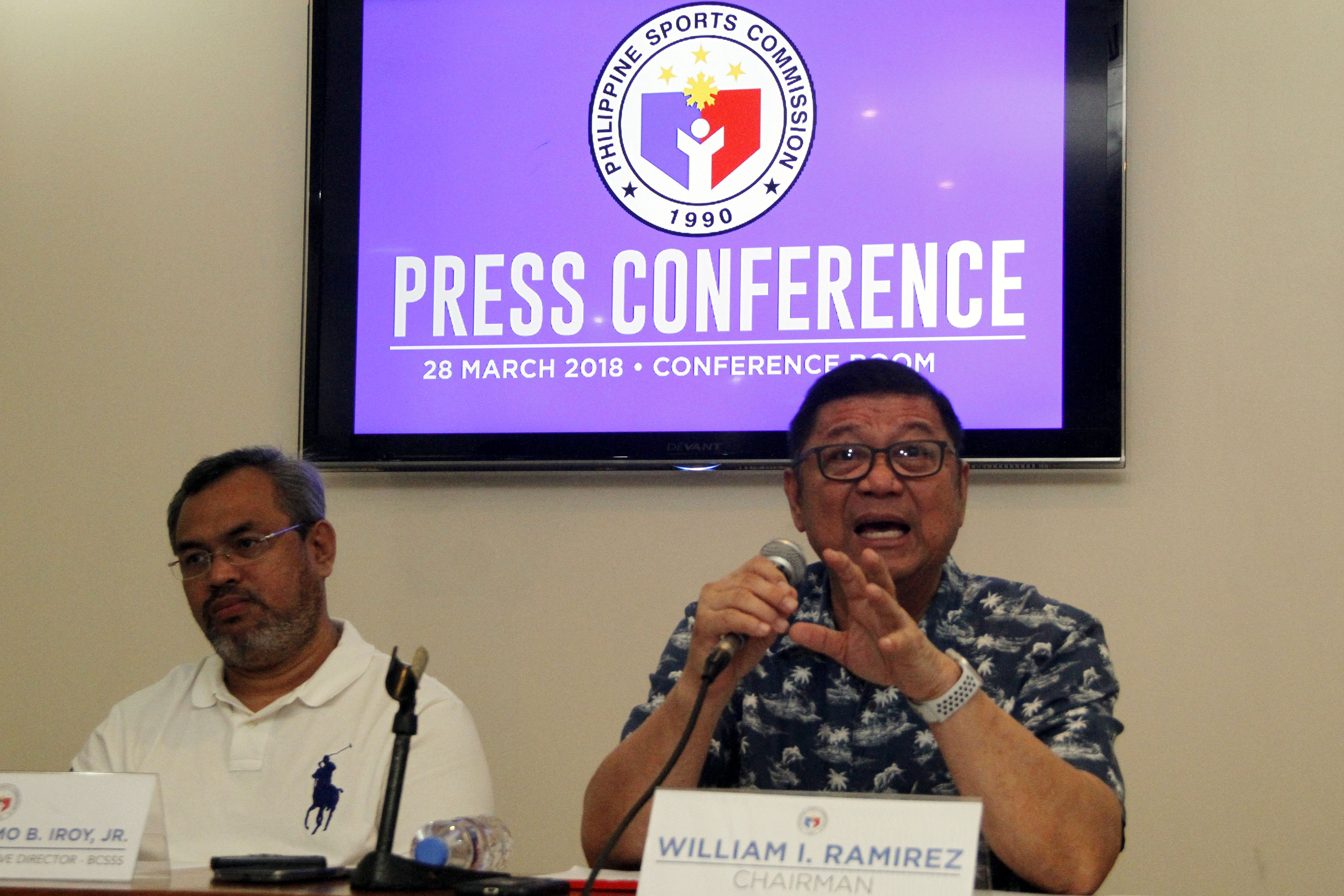 Press Conference at PSC Rizal Memorial Sports Complex