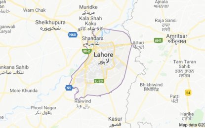 <p>Map of Lahore, Pakistan. (<em>Photo courtesy: Google Maps)</em></p>