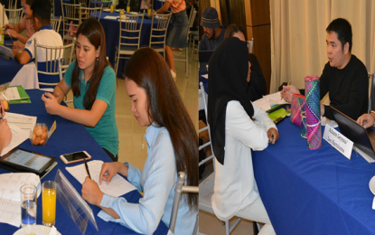 <p>Designers from Manila discuss with MSMEs from Zamboanga City ways to further improve packaging to make their products stand out in the market. <em><strong>(Photos by DTI-9)</strong></em></p>
