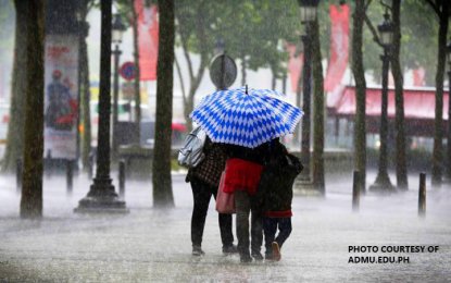 Trough of tropical storm to bring rains to E. Visayas, Caraga, Davao 