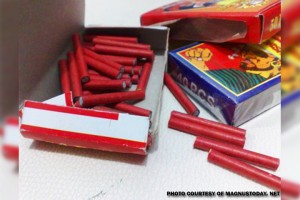 Illegal firecrackers still top cause of injuries: DOH