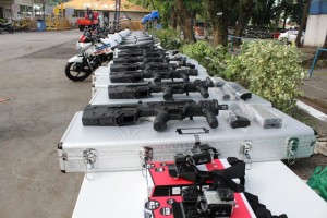 Bacolod police gets motorcycles, firearms, body cams