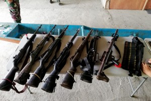 7 high-powered firearms seized from 2 BIFF rebels in NoCot