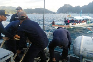 Malampaya joint task force rescues distressed tourist boat in El Nido