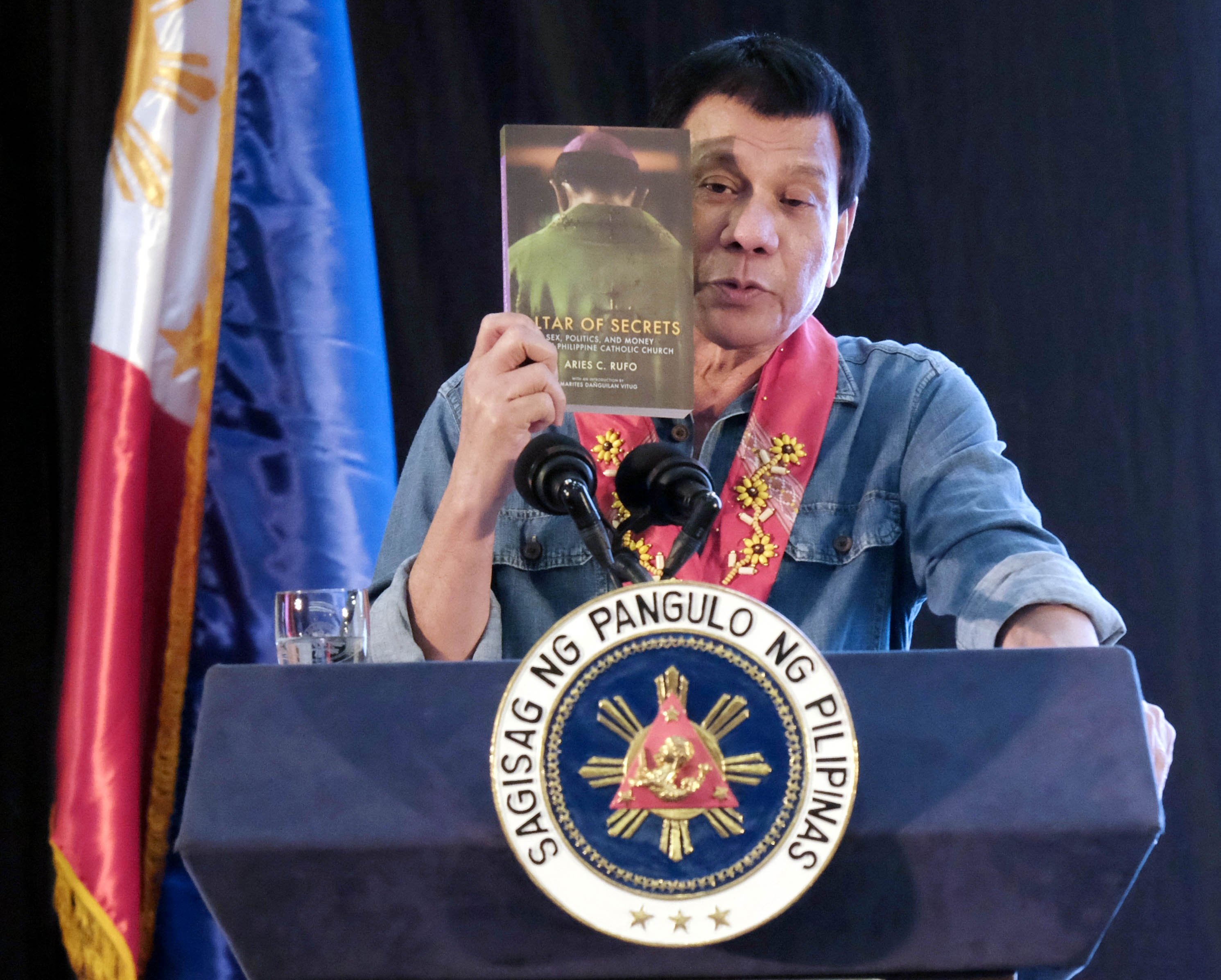 Pres. Duterte hits Catholic Church anew
