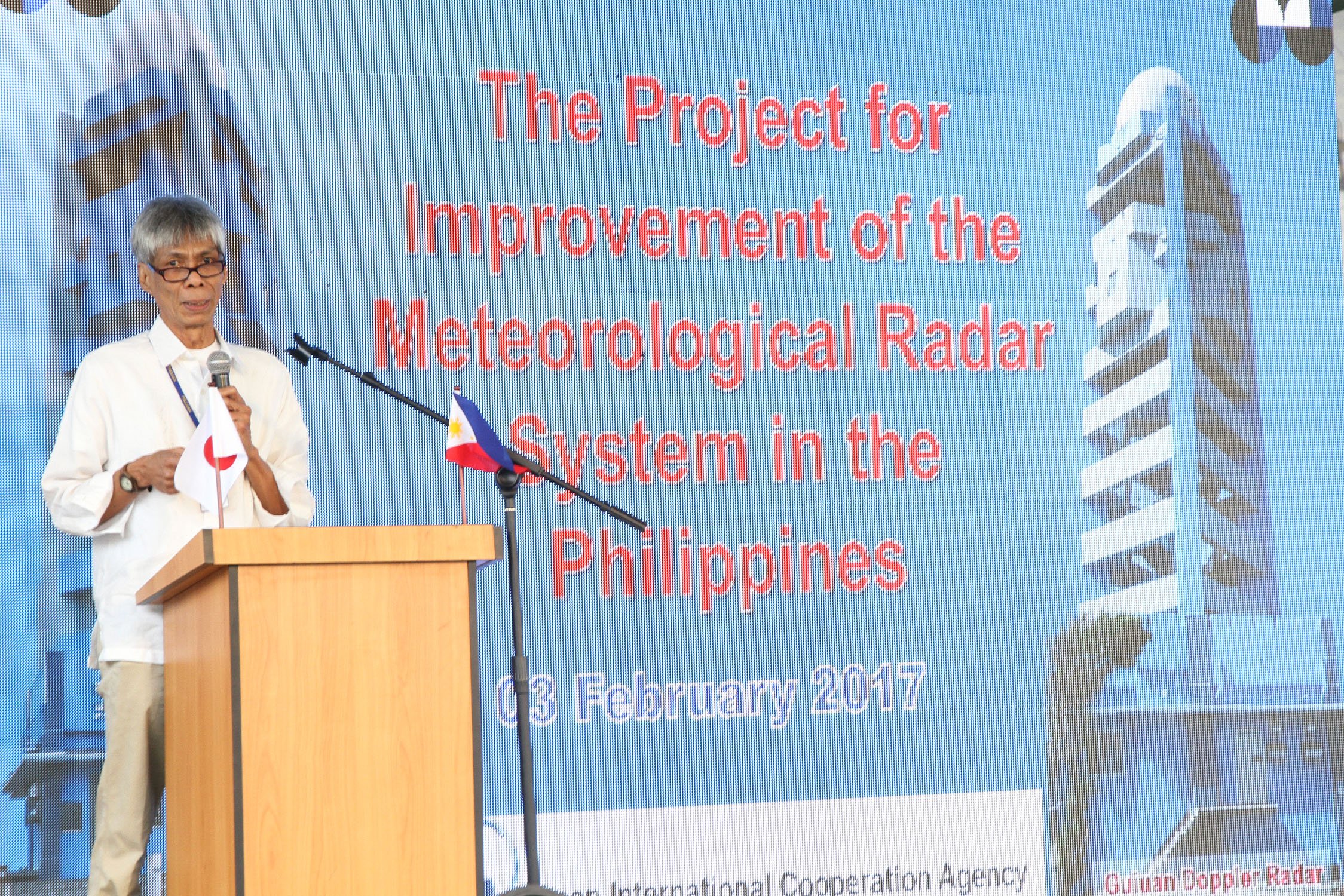 Ceremonial turn-over of JICA funded Aparri and Guiuan Radar Stations