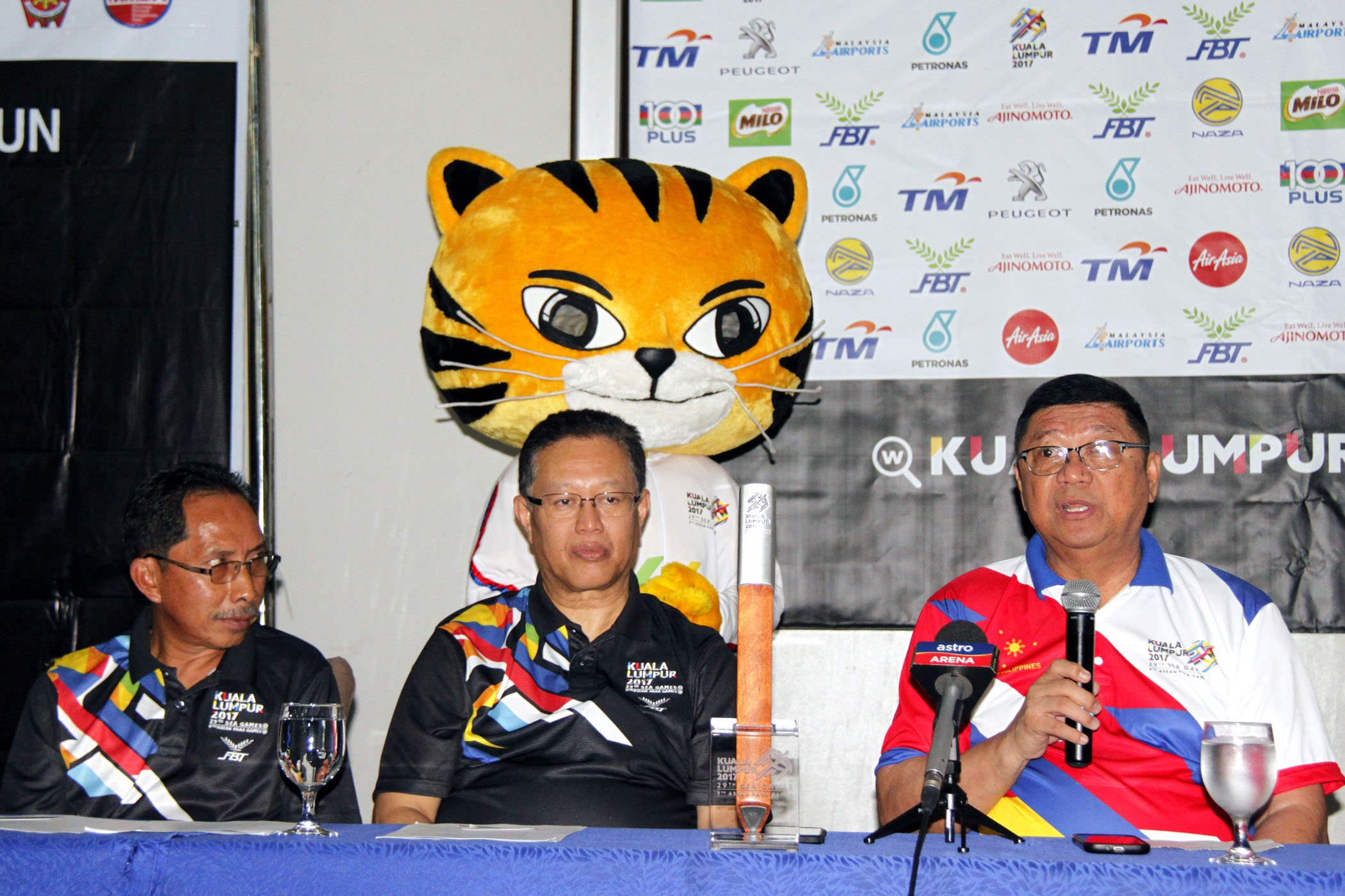 PSC chair William Ramirez at 9th Southeast Asian (SEA) Games and the 9th ASEAN PARA Games press conference