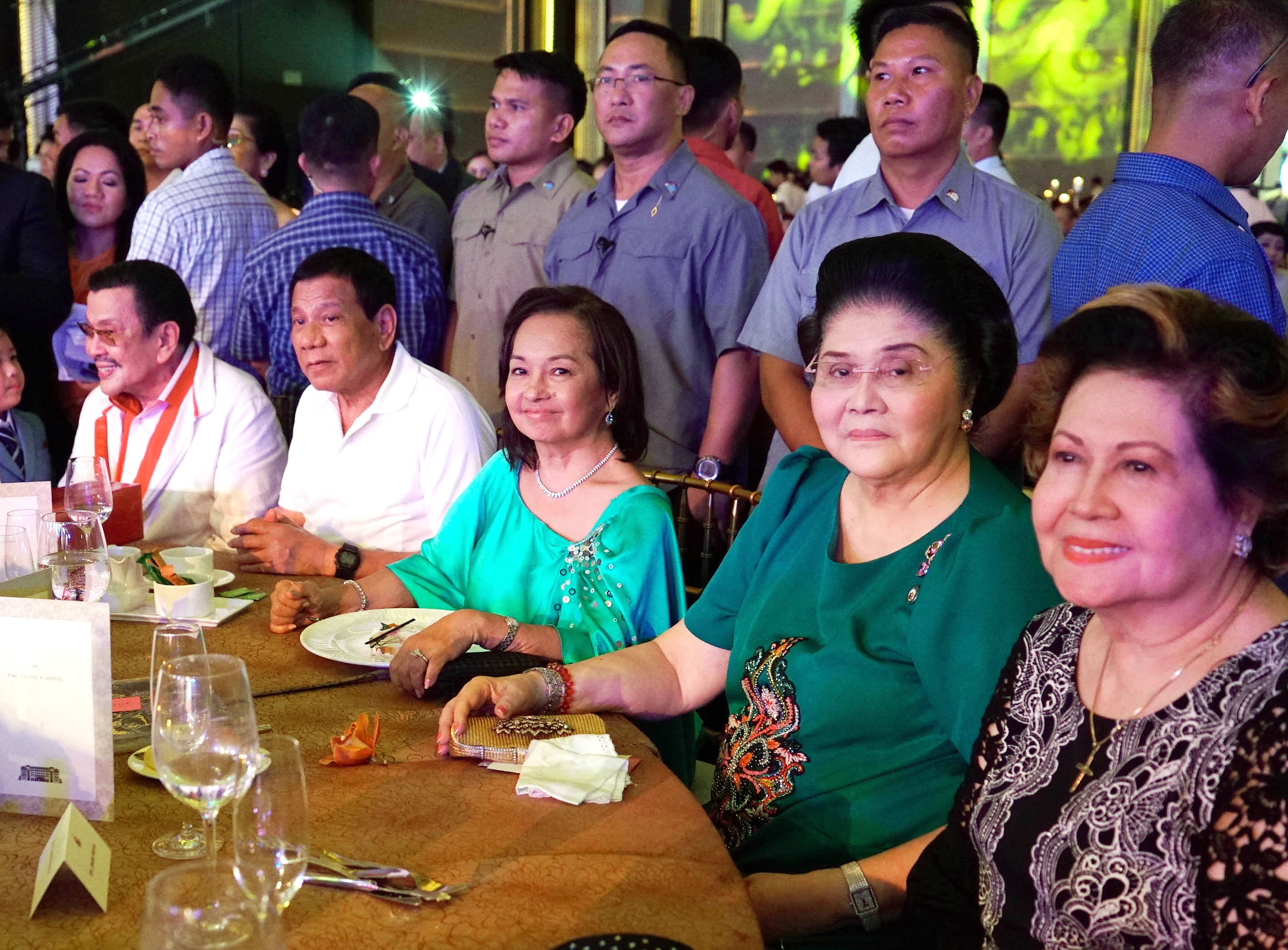 PRRD Attends Former President and Incumbent Manila City Mayor Estrada's 80th Birthday